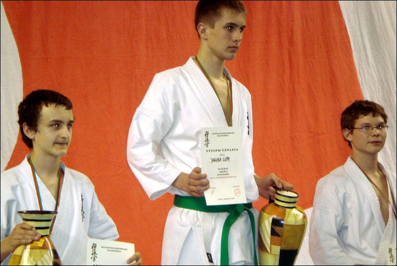 Medalisci kumite juniorów<br>m³odszych kat. -75kg